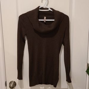 Maternity sweater dress